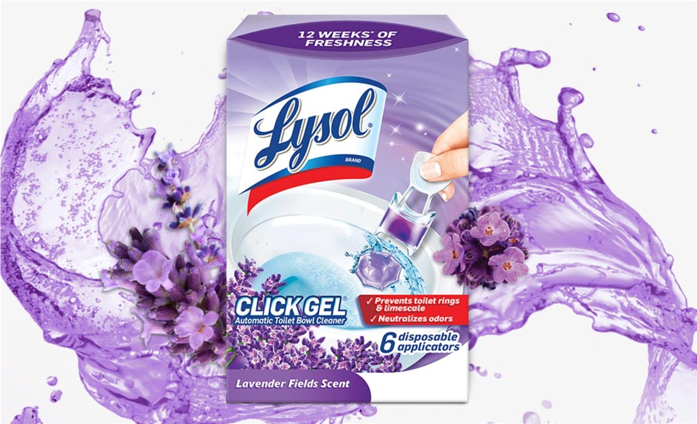 Lysol Click Gel — Lavender Fields scent
